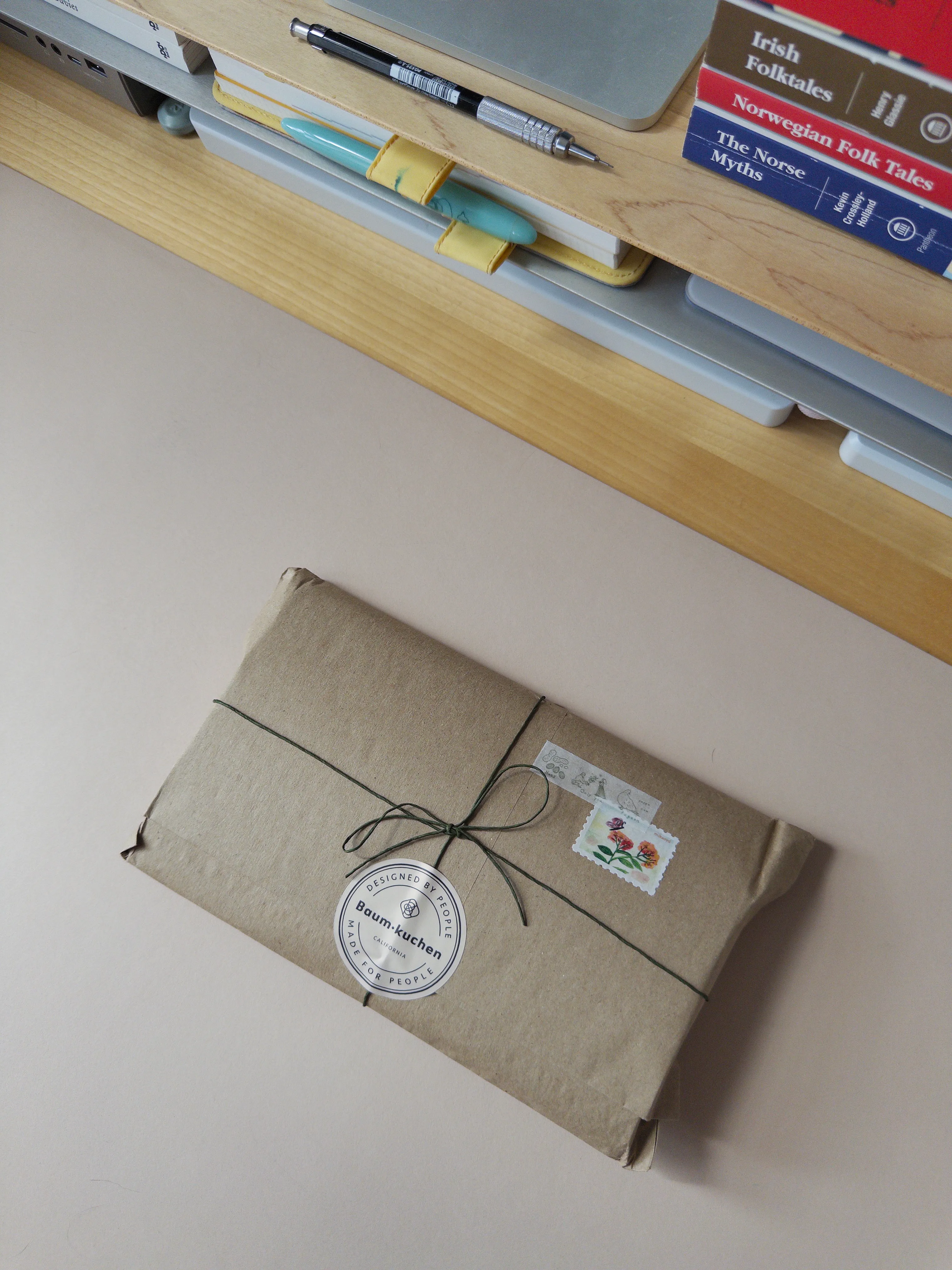A nicely wrapped package from Baum-kuchen