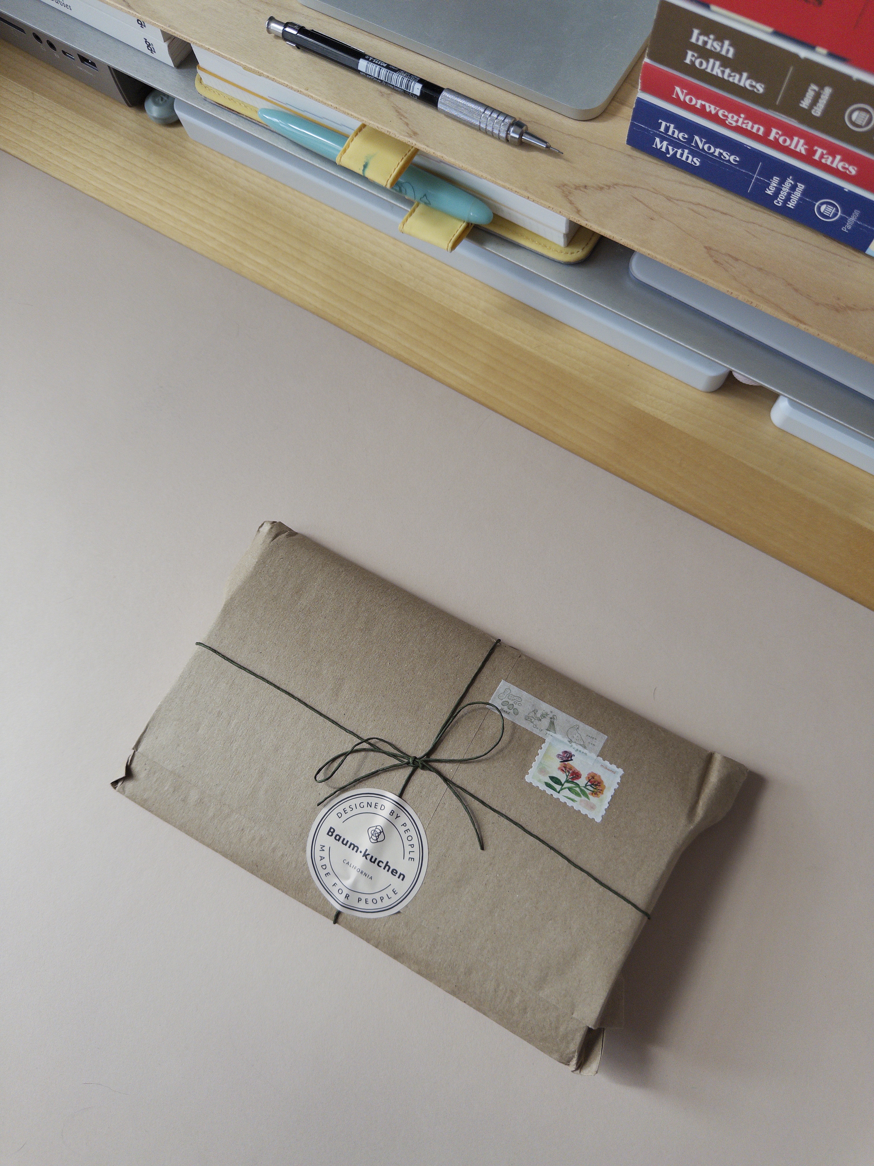 A nicely wrapped package from Baum-kuchen