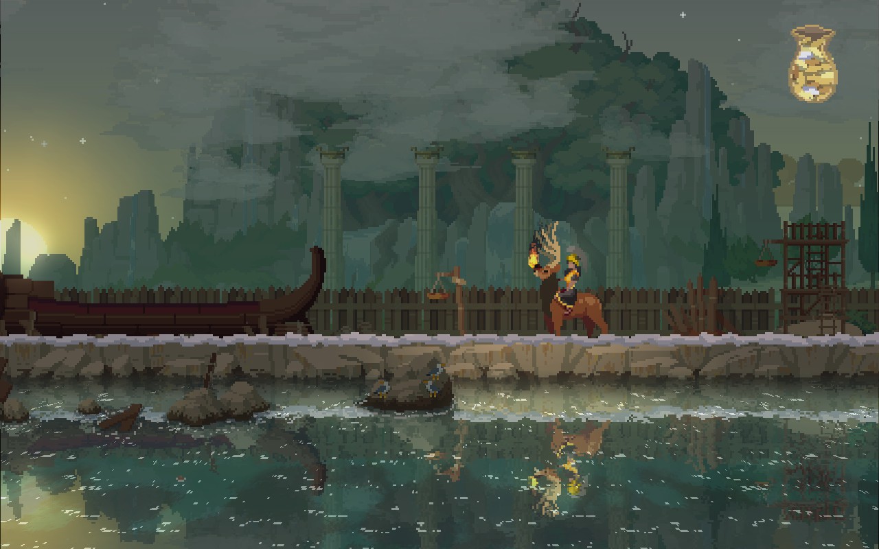 screenshot from kingdom two crowns call of olympus